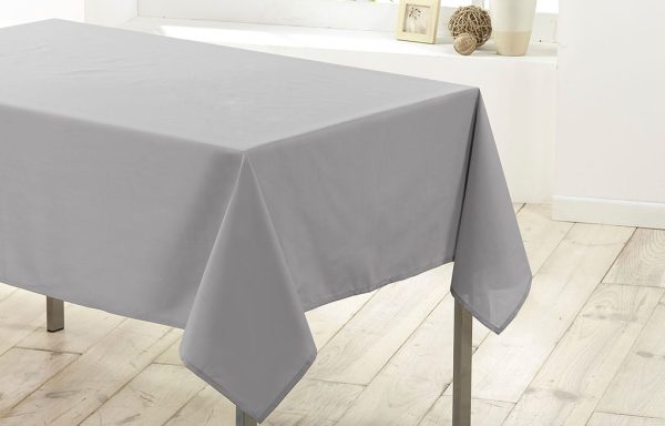 Nappe rectangulaire grise