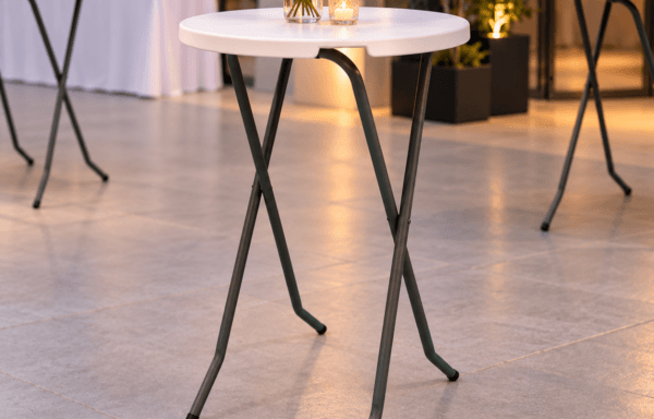 Mange-debout 60 cm – Table haute pliante pour événements