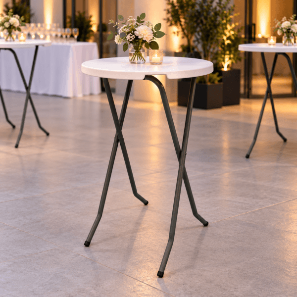 Location mange-debout 60 cm – Table haute pliante pour événements