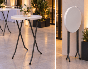 Location mange-debout 60 cm – Table haute pliante pour événements